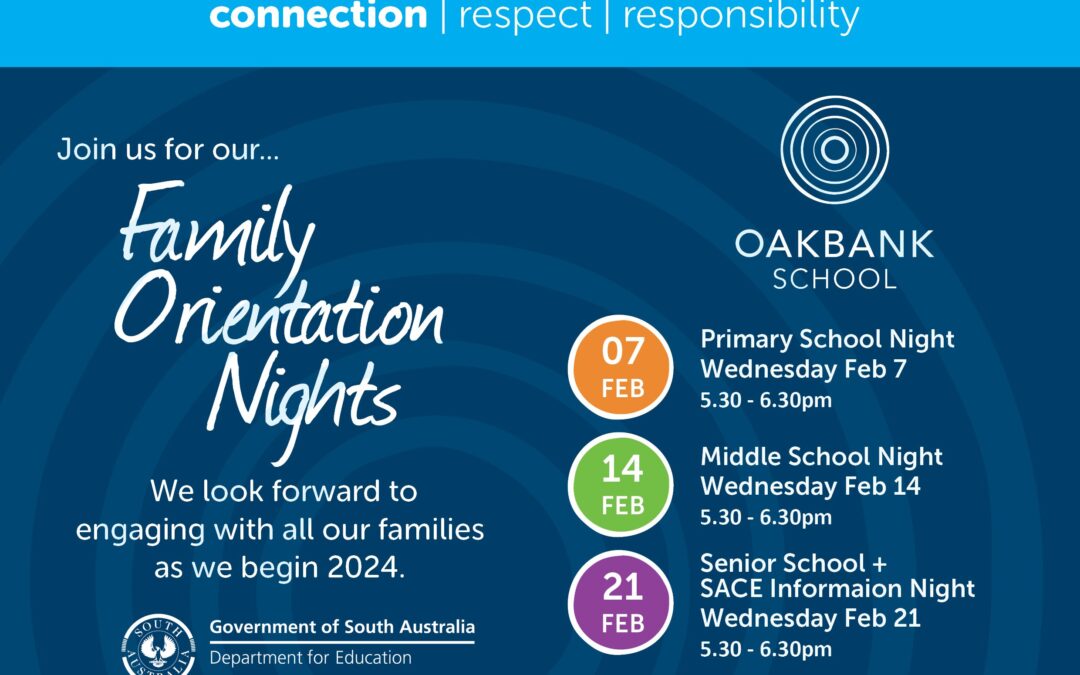 2024 Term 1 Family Orientation Nights